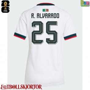 Mexiko Roberto Alvarado #25 Bortatröja Dam VM 2026 Kortärmad